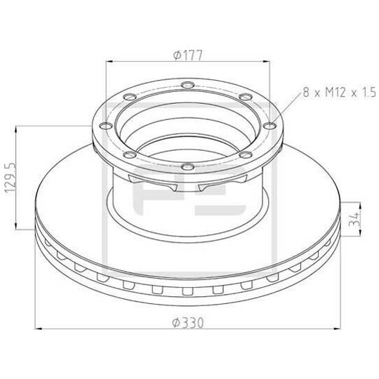 016.670-00A - Brake Disc 