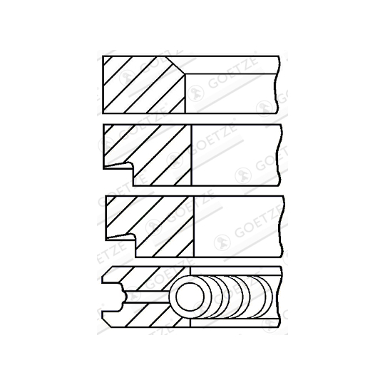 08-396300-10 - Piston Ring Kit 