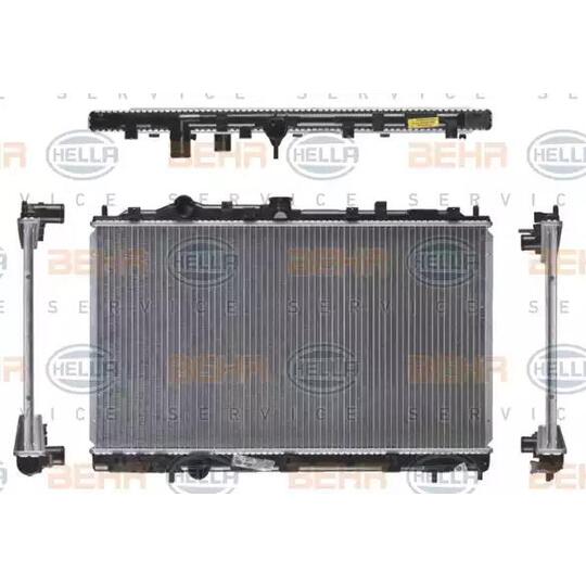 8MK 376 726-611 - Radiator, engine cooling 