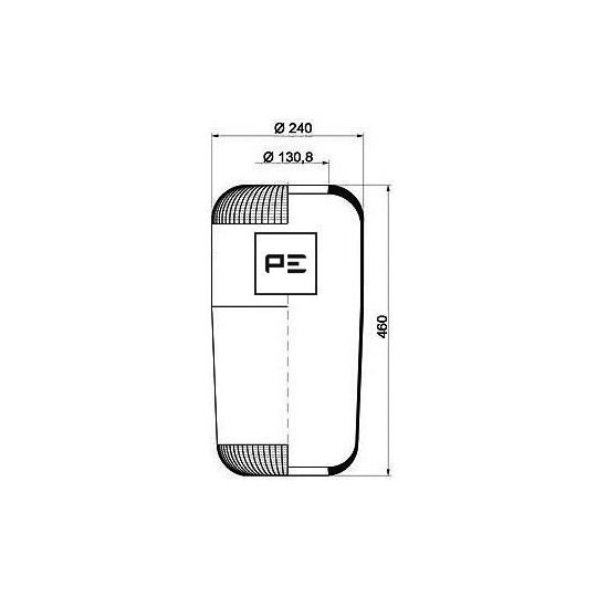 084.076-70A - Boot, air suspension 