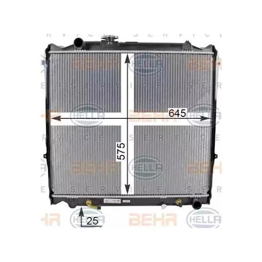 8MK 376 773-401 - Radiator, engine cooling 