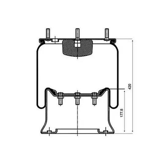 084.047-41A - Boot, air suspension 