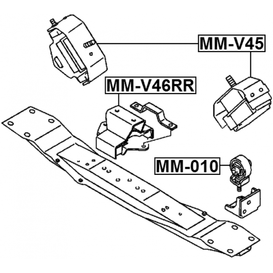 MM-V46RR - Engine Mounting 