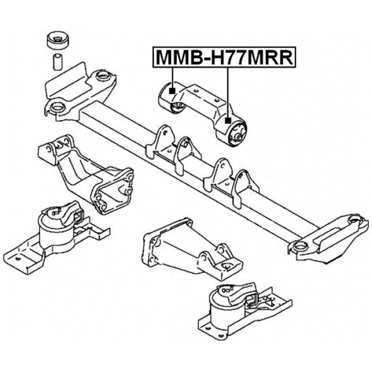 MMB-H77MRR - Motormontering 