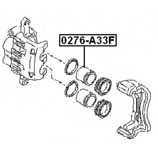 0276-A33F - Kolvid,pidurisadul 