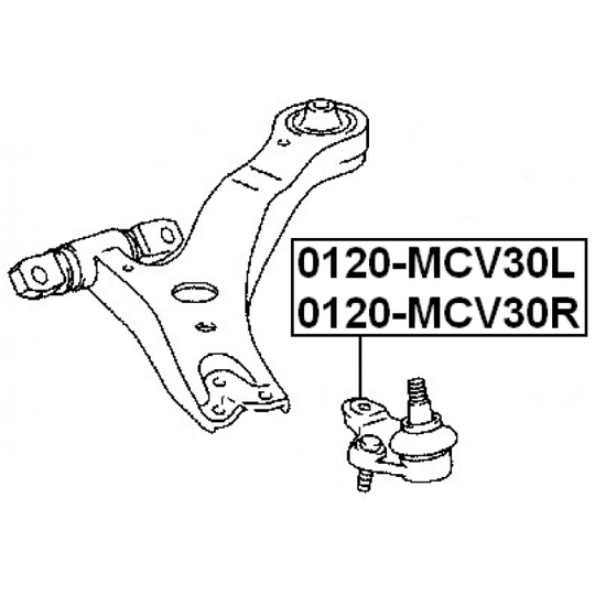 0120-MCV30L - Kande / juhtliigend 