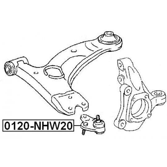 0120-NHW20 - Ball Joint 