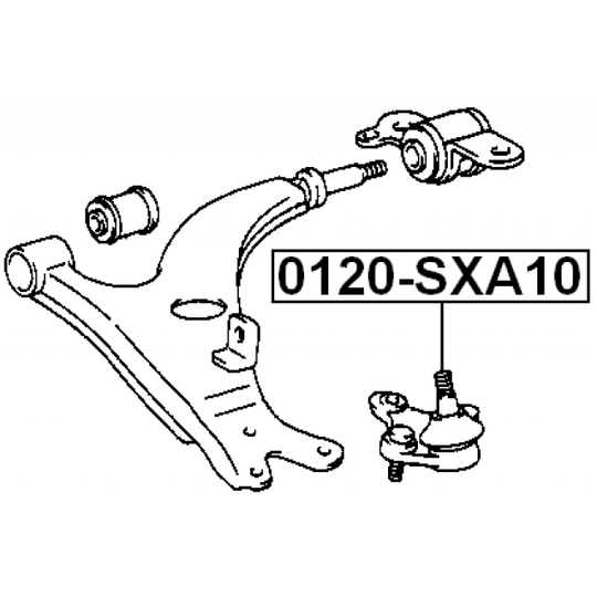 0120-SXA10 - Ball Joint 