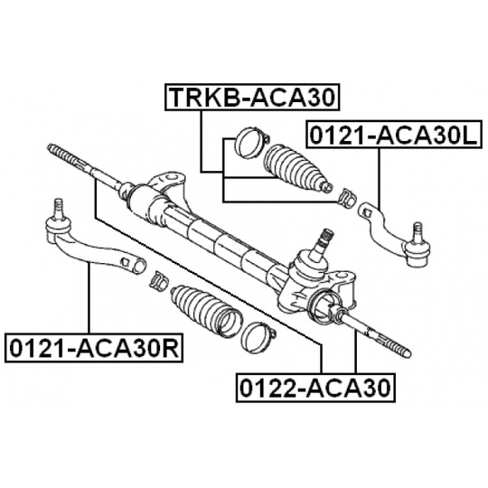0122-ACA30 - Tie Rod Axle Joint 