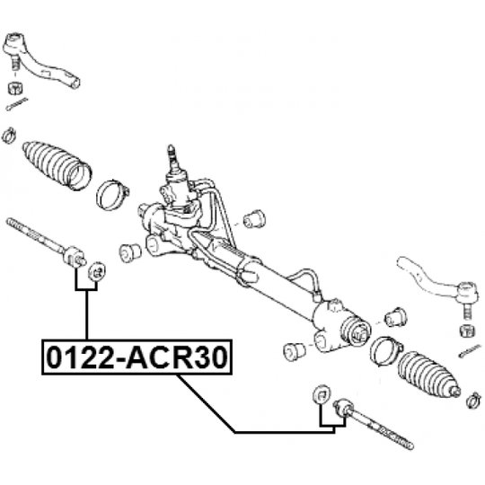 0122-ACR30 - Tie Rod Axle Joint 