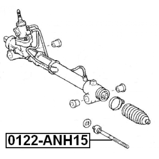 0122-ANH15 - Tie Rod Axle Joint 