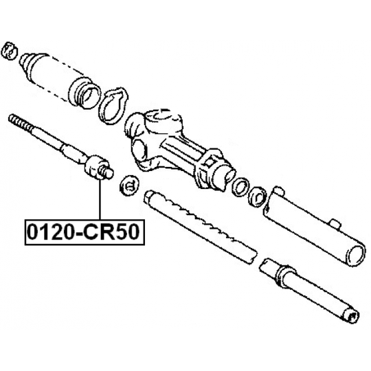 0122-CR50 - Tie Rod Axle Joint 