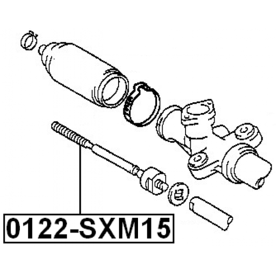 0122-SXM15 - Tie Rod Axle Joint 