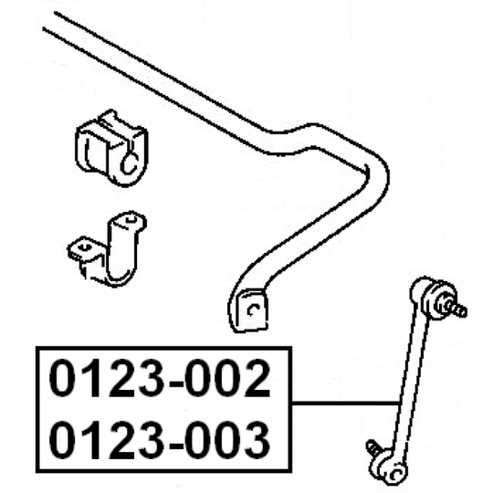 0123-002 - Rod/Strut, stabiliser 