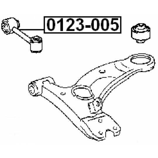 0123-005 - Rod/Strut, stabiliser 