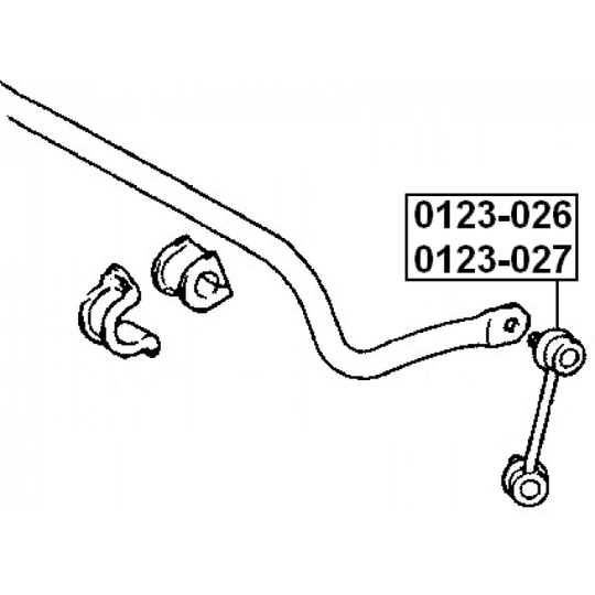 0123-026 - Rod/Strut, stabiliser 