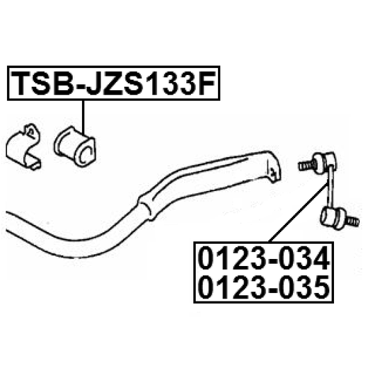0123-034 - Rod/Strut, stabiliser 