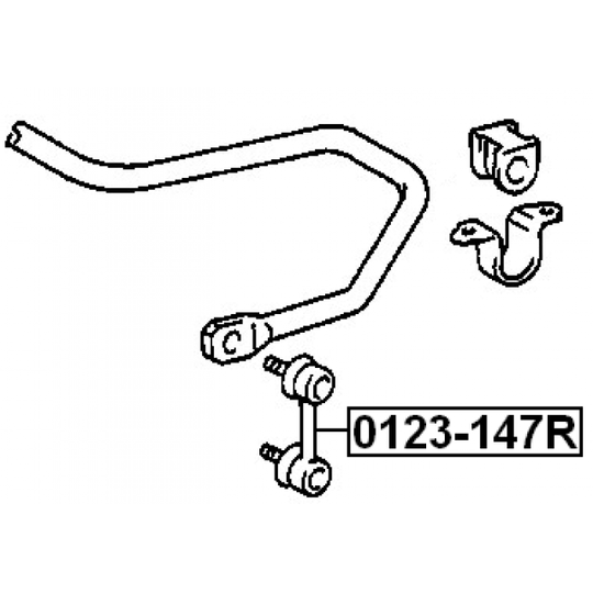 0123-147R - Rod/Strut, stabiliser 