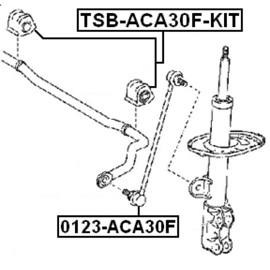0123-ACA30F - Rod/Strut, stabiliser 