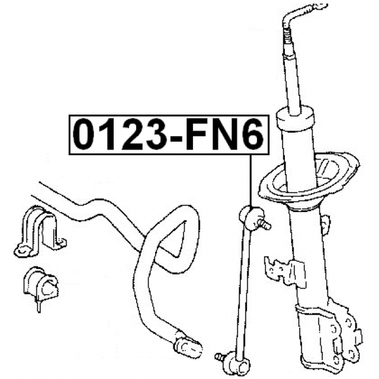 0123-FN6 - Rod/Strut, stabiliser 