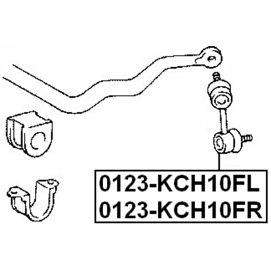0123-KCH10FR - Stabilisaator, Stabilisaator 