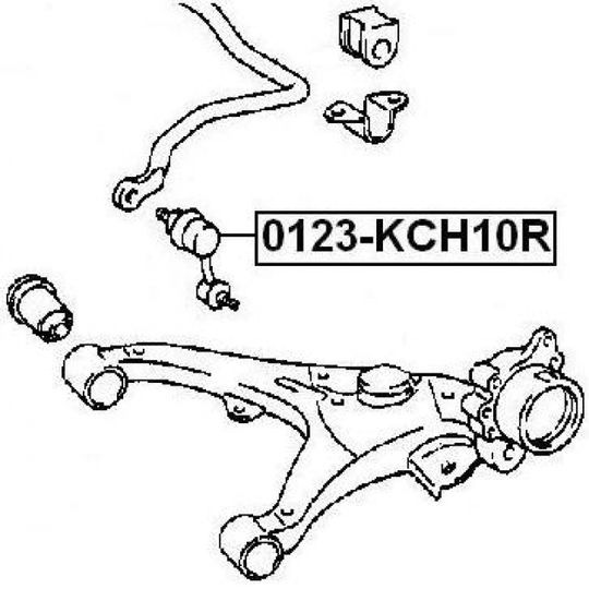 0123-KCH10R - Rod/Strut, stabiliser 