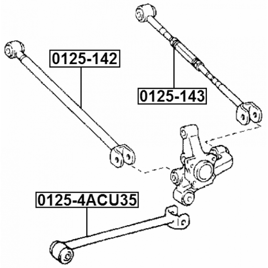 0125-142 - Track Control Arm 