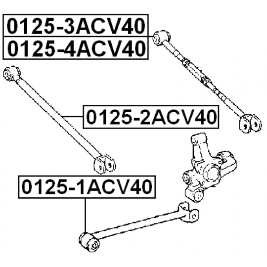 0125-3ACV40 - Track Control Arm 