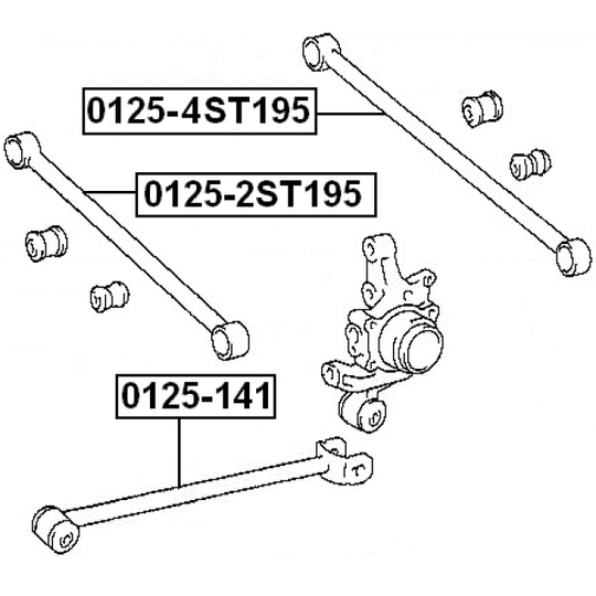 0125-4ST195 - Track Control Arm 