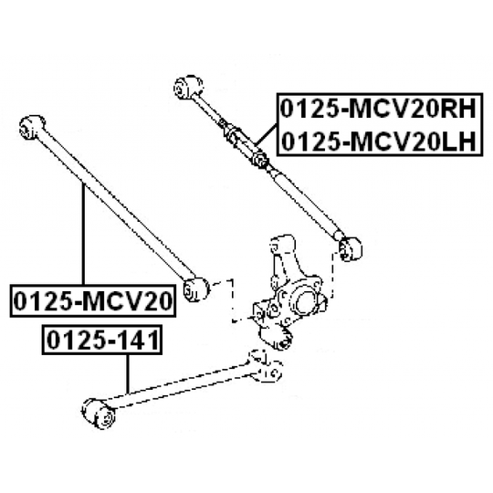 0125-MCV20 - Track Control Arm 