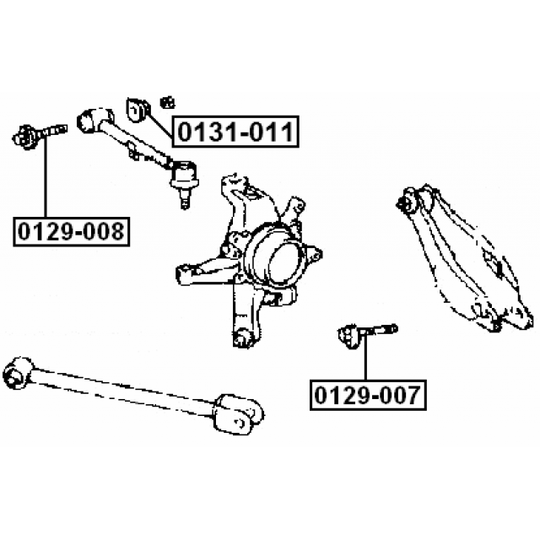 0131-011 - caster shim, sillatala 