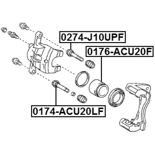 0174-ACU20LF - Styrtapp, bromsok 