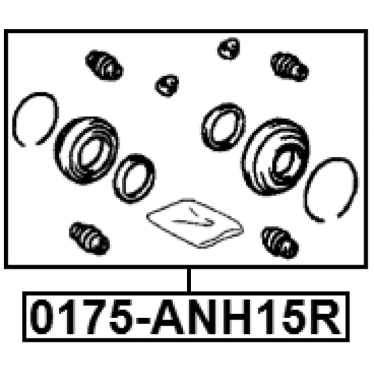 0175-ANH15R - Korjaussarja, jarrusatula 