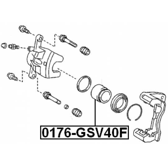 0176-GSV40F - Kolvid,pidurisadul 