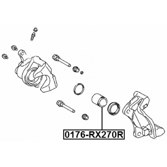 0176-RX270R - Kolvid,pidurisadul 