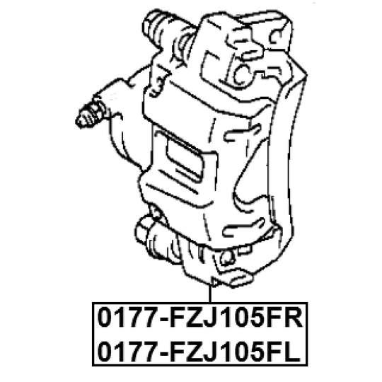 0177-FZJ105FL - Brake Caliper 
