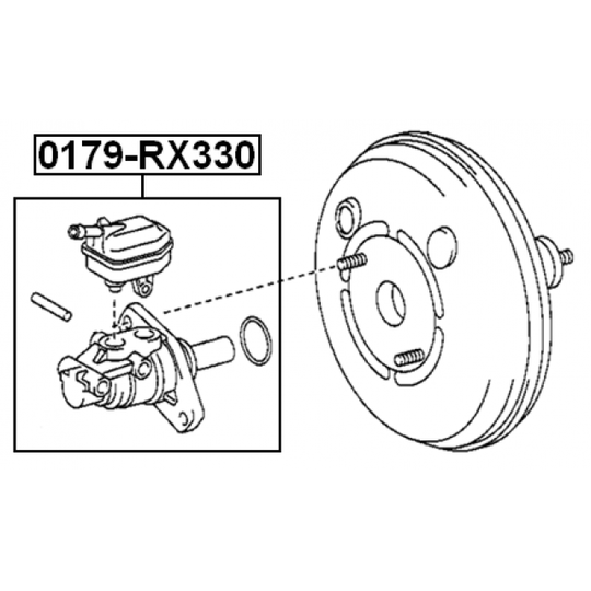 0179-RX330 - Brake Master Cylinder 