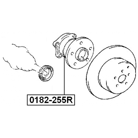 0182-255R - Wheel Hub 