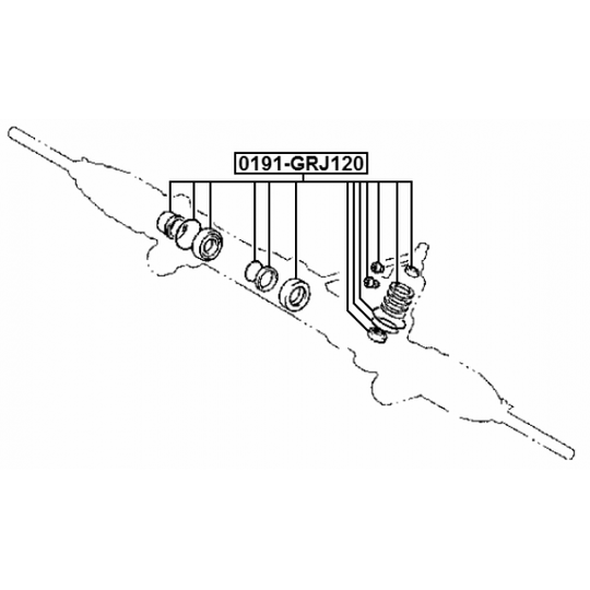 0191-GRJ120 - Rep. sats styrväxel 