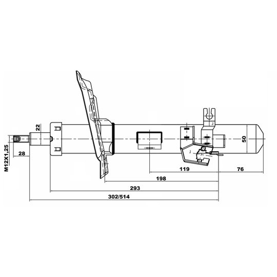 02110-001FL - Shock Absorber 