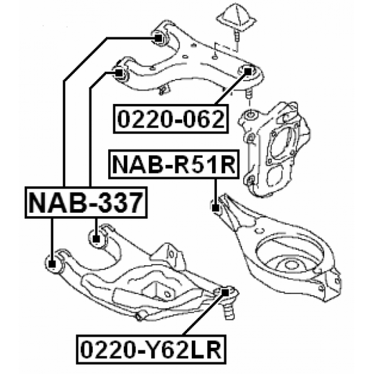 0220-062 - Ball Joint 