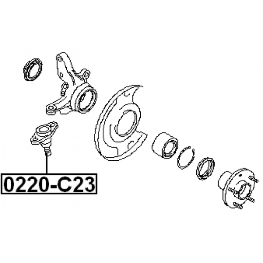 0220-C23 - Ball Joint 