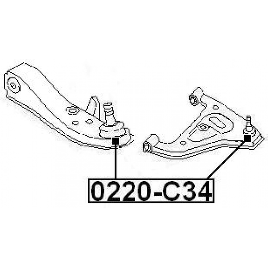 0220-C34 - Ball Joint 