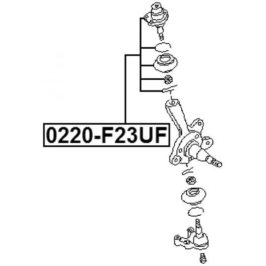 0220-F23UF - Ball Joint 