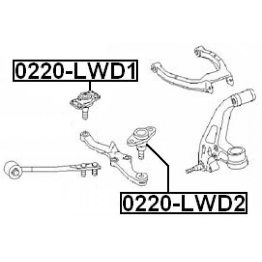 0220-LWD2 - Ball Joint 