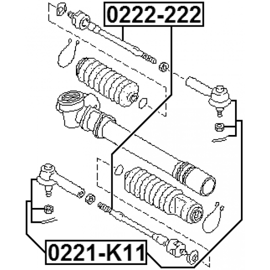 0221-K11 - Raidetangon pää 