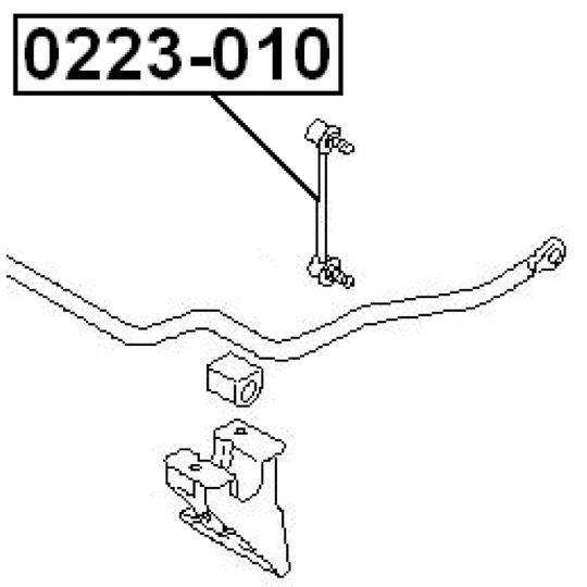 0223-010 - Rod/Strut, stabiliser 