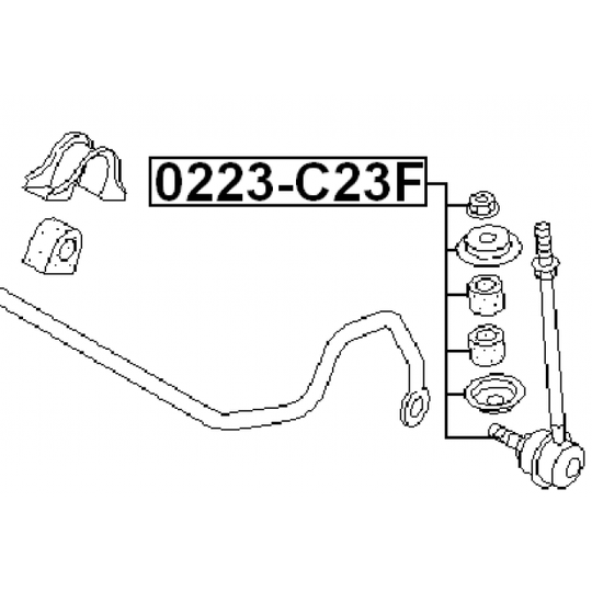 0223-C23F - Stabilisaator, Stabilisaator 