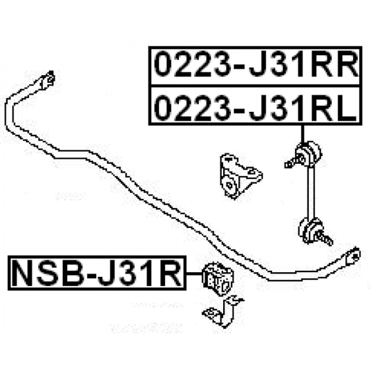 0223-J31RL - Stabilisaator, Stabilisaator 