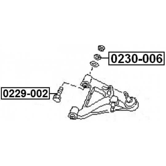 0229-002 - Rattakalde korrektuurkruvi 